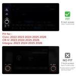 Honda Civic & CRV Accessories - 11pcs Knob Cover (Orange)