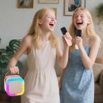Kids Karaoke Machine with Bluetooth Speaker & Lights