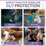 Hootie Personal Safety Alarm with Siren & Light