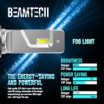BEAMTECH 9012 Fog Light Bulbs for ATV/UTV