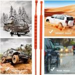 12PCS Reusable Nylon Snow Chains for Car Tires