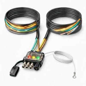 WALSIO 26FT 4-Pin Trailer Wiring Harness Kit
