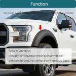 33ft Tintvent Fender Flare Edge Trim - Car Wheel Well Seals