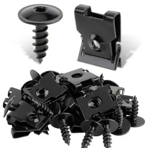 30pcs VW Audi Fender Screw U Nut Kit