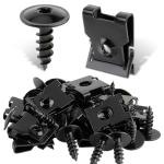 30pcs VW Audi Fender Screw U Nut Kit