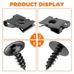 30pcs VW Audi Fender Screw U Nut Kit