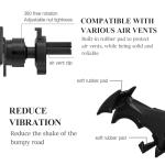 Bat Phone Holder for Car Vent: Gravity Automatic Locking