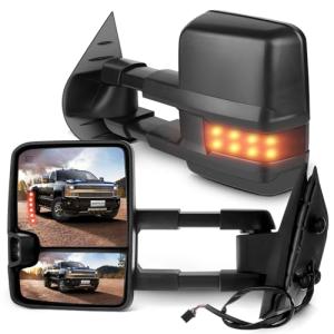 Folding Power Control Towing Mirrors for Chevy/GMC 2007-2013