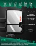 Folding Power Control Towing Mirrors for Chevy/GMC 2007-2013