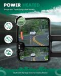 Folding Power Control Towing Mirrors for Chevy/GMC 2007-2013