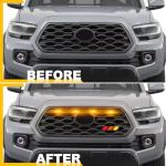 BreTrewri Tacoma TRD Grill Lights - 4 PC Amber