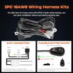 32" LED Light Bar Kit for Trucks & ATVs