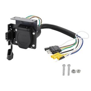 MECMO 4-Way to 7-Way Trailer Wiring Adapter Kit