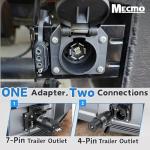 MECMO 4-Way to 7-Way Trailer Wiring Adapter Kit