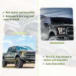 Bullet Car Antenna - Flag Design