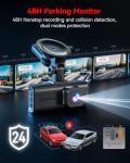 REDTIGER 4K Dash Cam with Front and Rear Cameras
