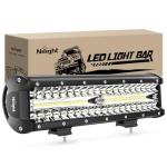 Nilight 12-Inch 300W LED Light Bar for Trucks