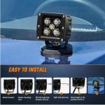 LED 3-Inch 100W Spot Light Pods - 2 Pack