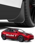 2024 Upgrade Tesla Model Y Mud Flaps - Military Grade All Weather Splash Guards