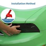 Mustang Smoked Headlight Covers for 2010-2014