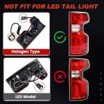 Lathsy Left Tail Light for 2019-2024 Chevy Silverado