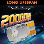 Alopee 30-Pack Mini LED Light Bulbs - White