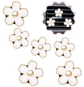 Daisy Flower Air Vent Clips for Car Interior Décor