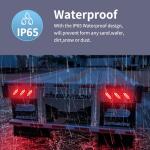 LED Trailer Lights Kit - 2 Oval Tail Lights