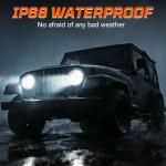 LED Headlight Bulbs & 7 Inch Round Housing Kit