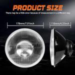 LED Headlight Bulbs & 7 Inch Round Housing Kit