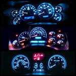 Ice Blue LED Dash Bulbs Kit for Chrysler Sebring