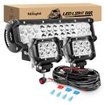 Nilight Off Road LED Light Bar Combo Kit