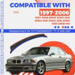 BMW E46 Wiper Cowl Cover Panel Replacement