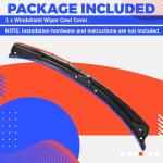 BMW E46 Wiper Cowl Cover Panel Replacement