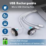 Wireless LED Strobe Lights with Remote Control - 4PCS