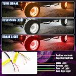 AddSafety 4PCS 17" Bright Strobe LED Wheel Lights