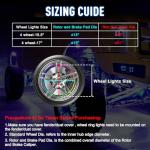 AddSafety 4PCS 17" Bright Strobe LED Wheel Lights