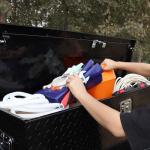 48" Aluminum Truck Toolbox for Pickup Bed - Black