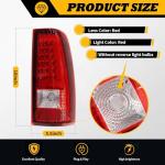 Red Tail Light Assembly for 2003-2006 Silverado