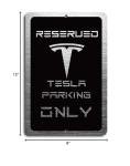 Voss Tesla Reserved Parking Aluminum Sign - All Weather