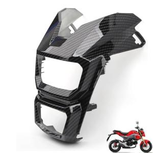 Mokuo Carbon Fiber Motorcycle Headlight Cover for Honda Grom