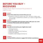 BOSS 820BRGB Car Stereo - Bluetooth, USB, AUX