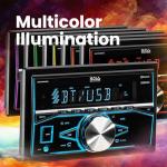 BOSS 820BRGB Car Stereo - Bluetooth, USB, AUX