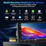 A5L Android Double DIN Car Stereo with Touchscreen