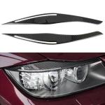 E90 Carbon Fiber Headlight Eyelids Trim