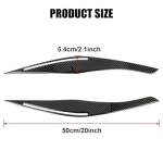 E90 Carbon Fiber Headlight Eyelids Trim