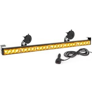 TeddyTT 27-Inch Amber LED Emergency Strobe Lights