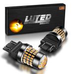 LUYED 3157 Amber LED Bulbs - Super Bright 2-Pack