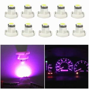 Pink T3 Neo Wedge LED Car Dashboard Lights