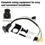 Siziviki 4-Way to 7-Way RV Adapter Kit